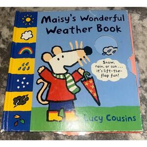 Random House Maisy's Wonderful Weather Book by Lucy Cousins -Interactive Book